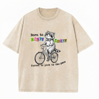ChaoticClub Born To Dilly Daily Raccoon Washed T-Shirt