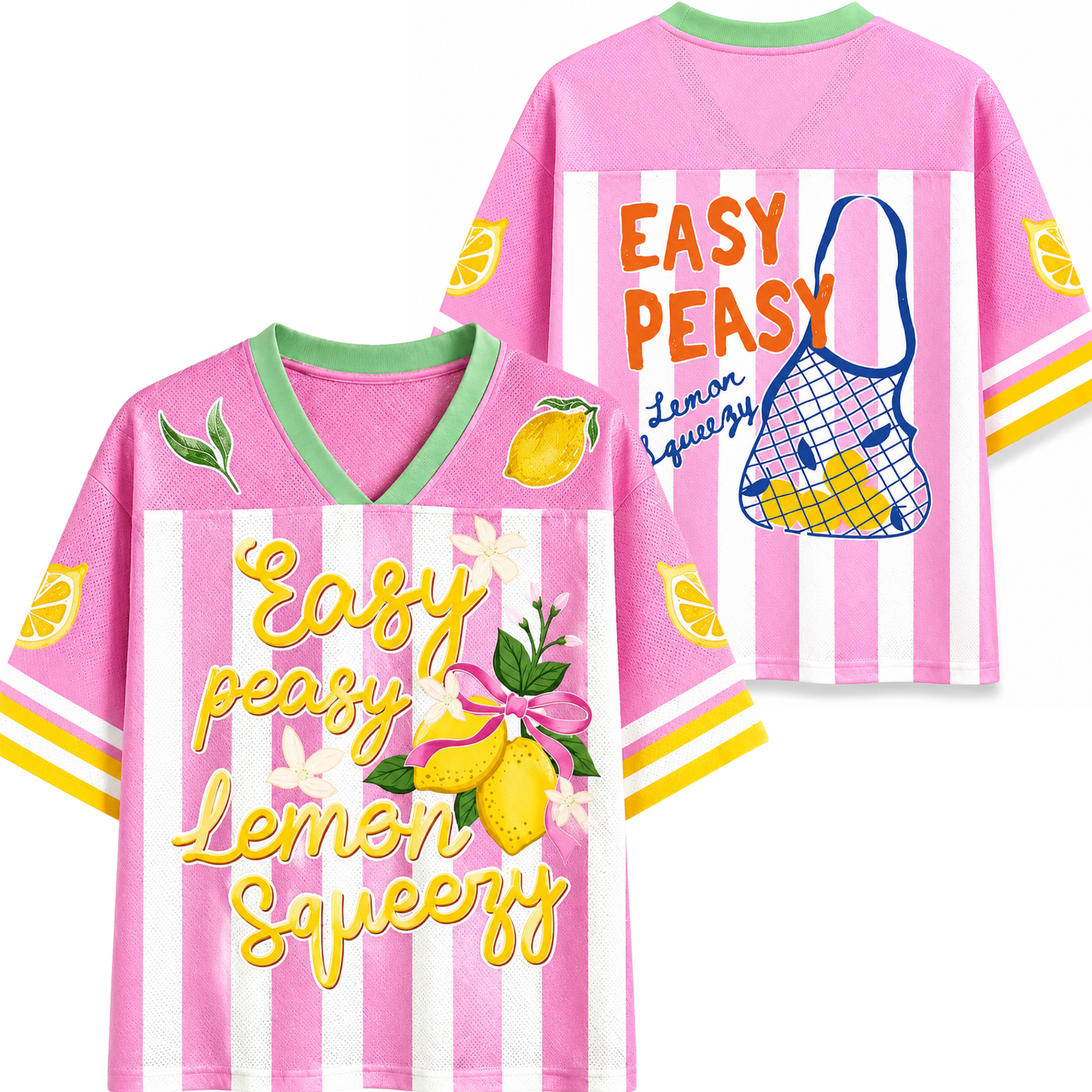 ChaoticClub Easy Peasy Lemon Squeezy Summer Mesh Jersey