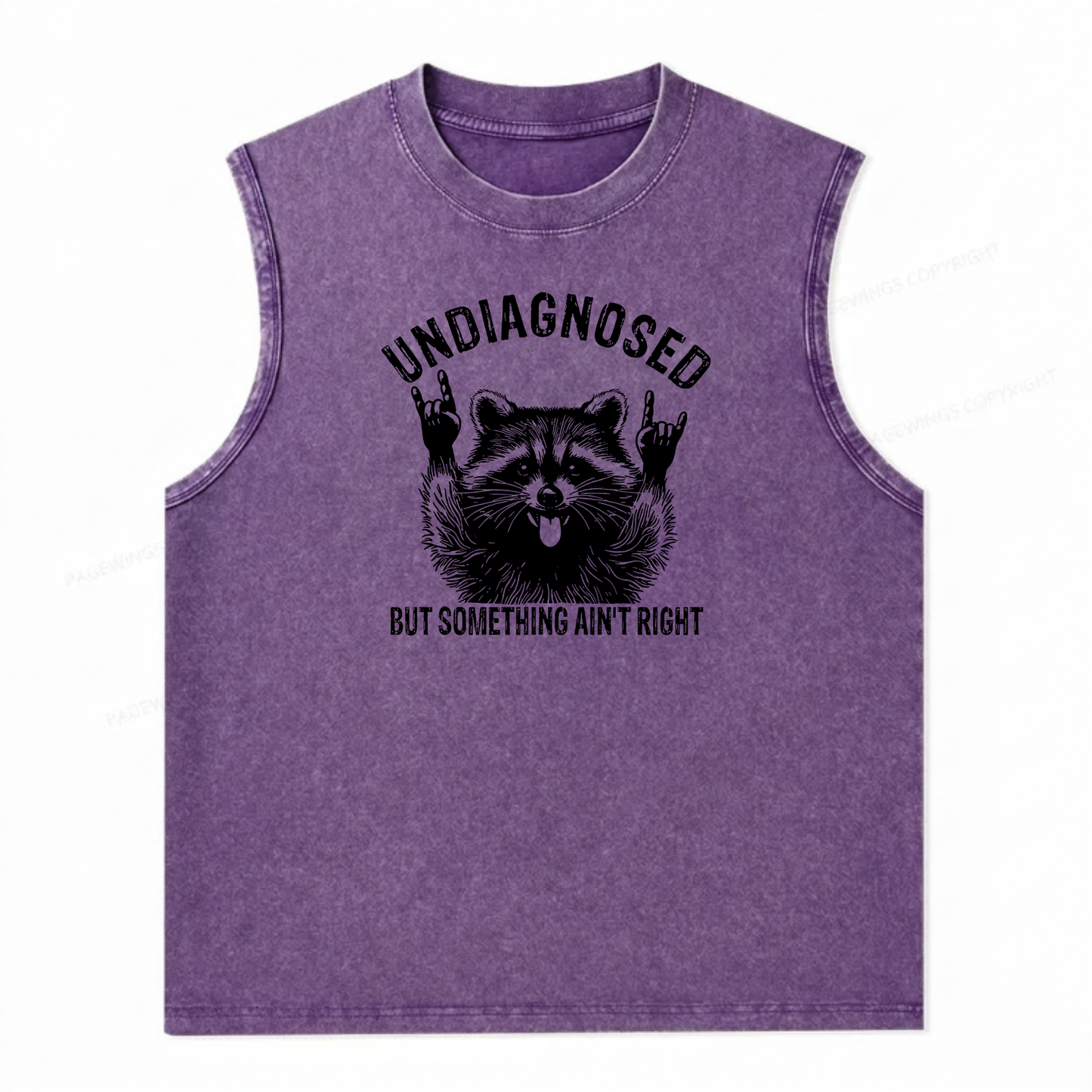 ChaoticClub Undiagnosed Rock Raccoon Wash Tanktop