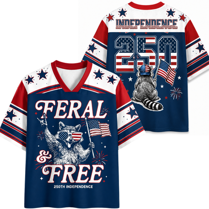 ChaoticClub Feral & Free Independence Mesh Jersey