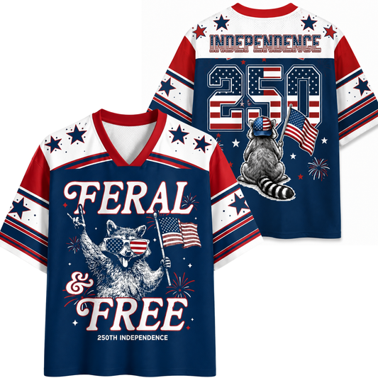 ChaoticClub Feral & Free Independence Mesh Jersey