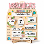 ChaoticClub First Day of School Back to School Kid Gift Personalized