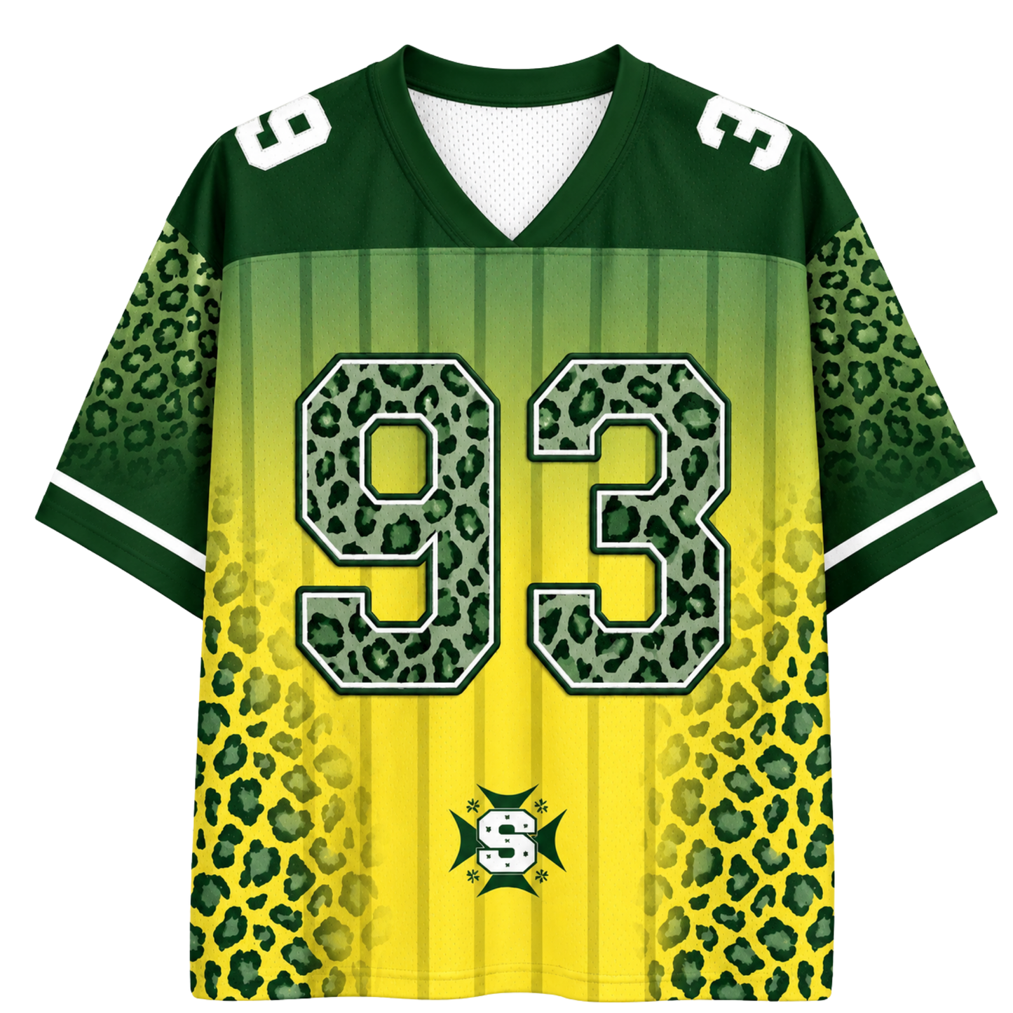 ChaoticClub Leopard Name & Number Personalized Mesh Jersey