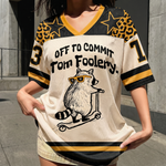 ChaoticClub Off To Commit Tomfoolery Leopard Mesh Jersey