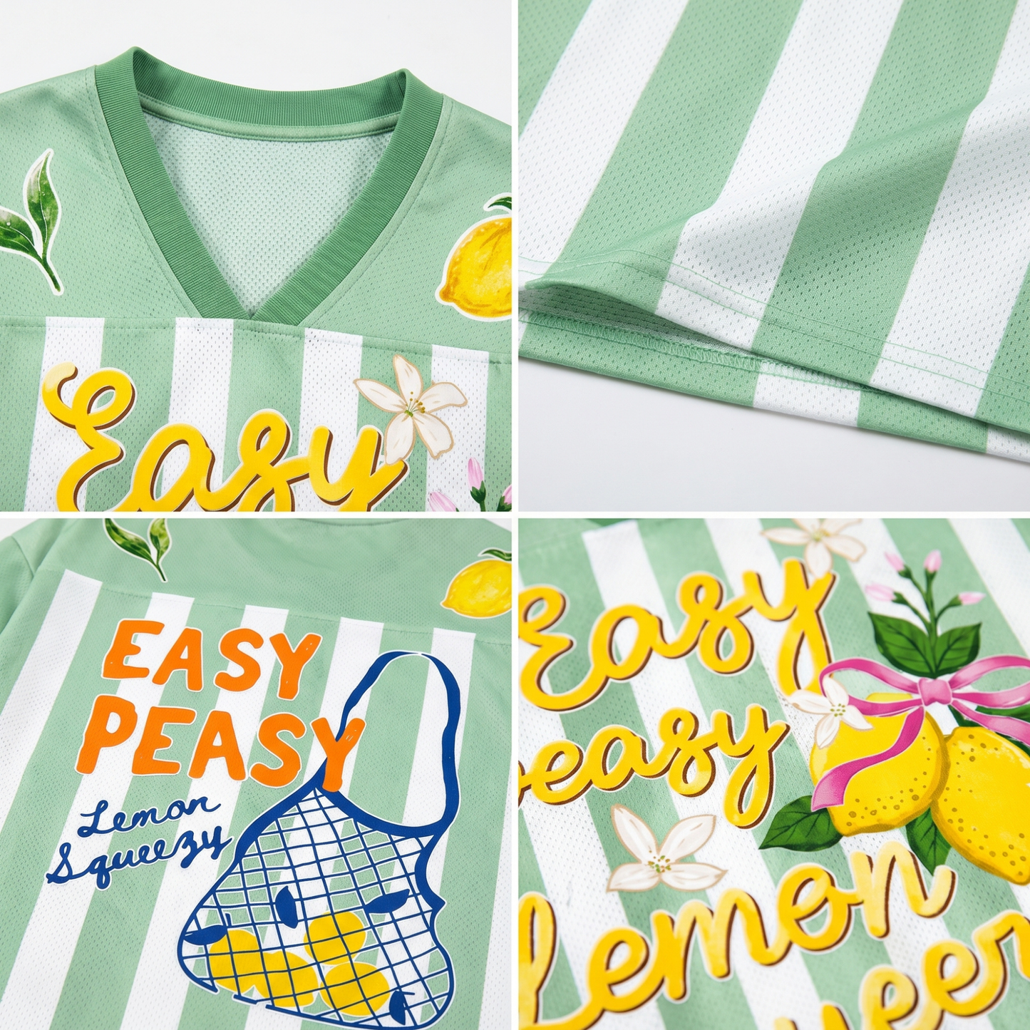 ChaoticClub Easy Peasy Lemon Squeezy Summer Mesh Jersey
