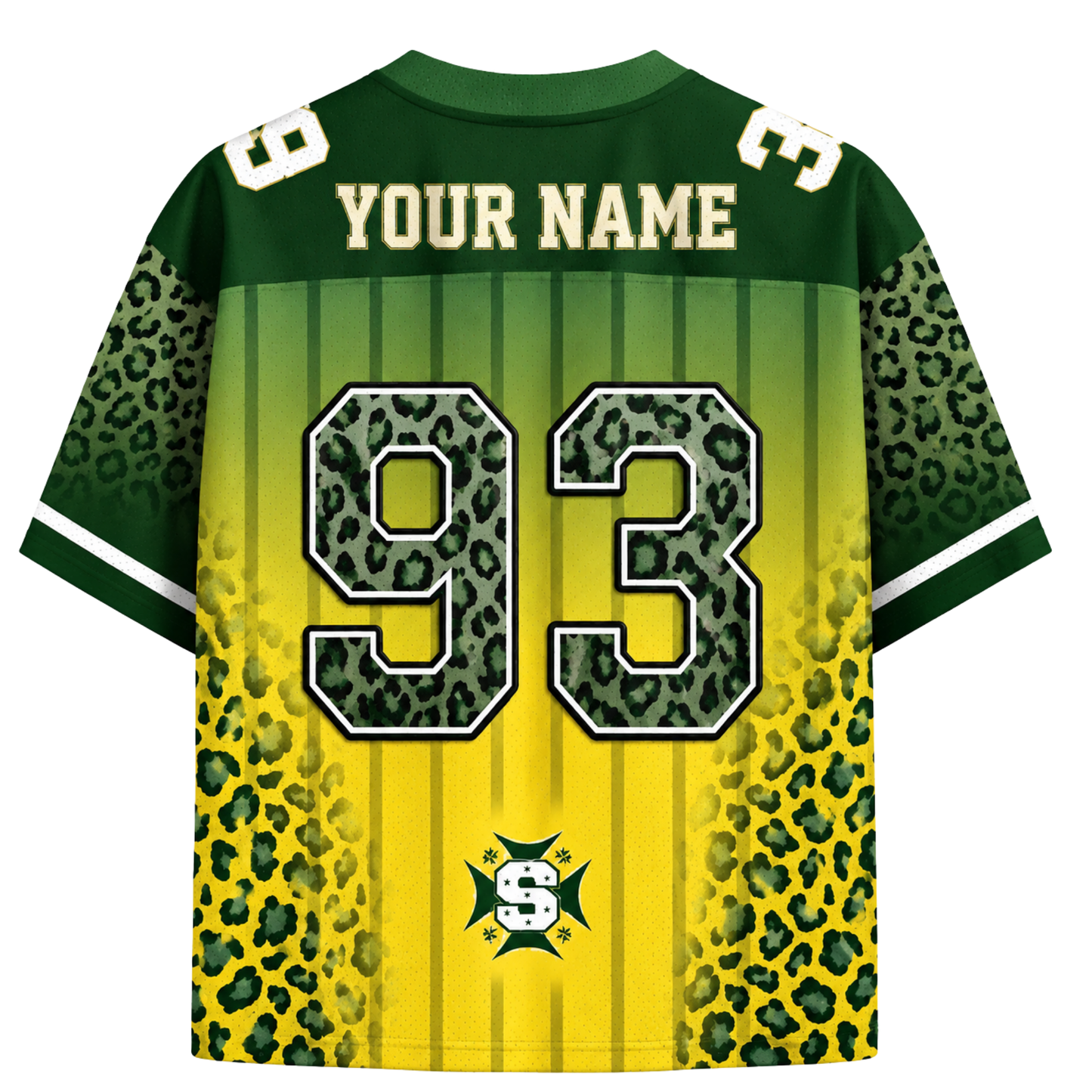 ChaoticClub Leopard Name & Number Personalized Mesh Jersey