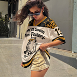 ChaoticClub Off To Commit Tomfoolery Leopard Mesh Jersey