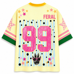 ChaoticClub Feelin' Feral Summer Striped Raccoon Mesh Jersey