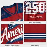 ChaoticClub America 250 Years From 1776 To 2026 Mesh Jersey