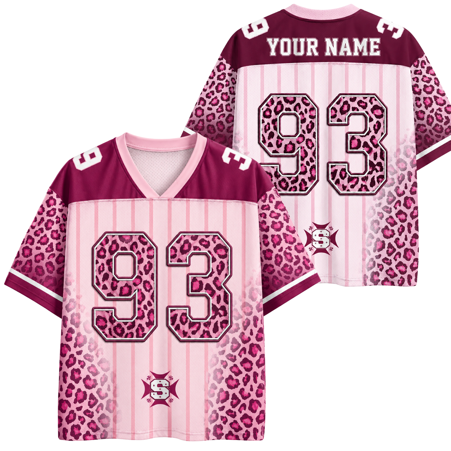 ChaoticClub Leopard Name & Number Personalized Mesh Jersey