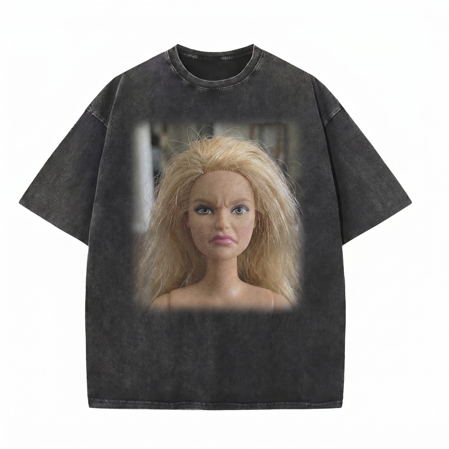 Chaoticclub Stressed Doll Washed T-Shirt