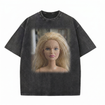 Chaoticclub Stressed Doll Washed T-Shirt