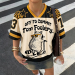 ChaoticClub Off To Commit Tomfoolery Leopard Mesh Jersey