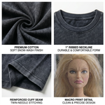 Chaoticclub Stressed Doll Washed T-Shirt