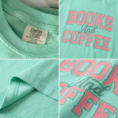 ChaoticClub Book Lover Coffee Club T-Shirt