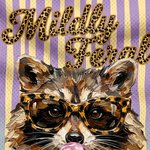 ChaoticClub Striped Leopard Feral Raccoon Mesh Jersey