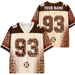 ChaoticClub Leopard Name & Number Personalized Mesh Jersey