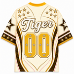 ChaoticClub Glam Tiger Bumblegum Leopard Mesh Jersey