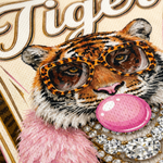 ChaoticClub Glam Tiger Bumblegum Leopard Mesh Jersey