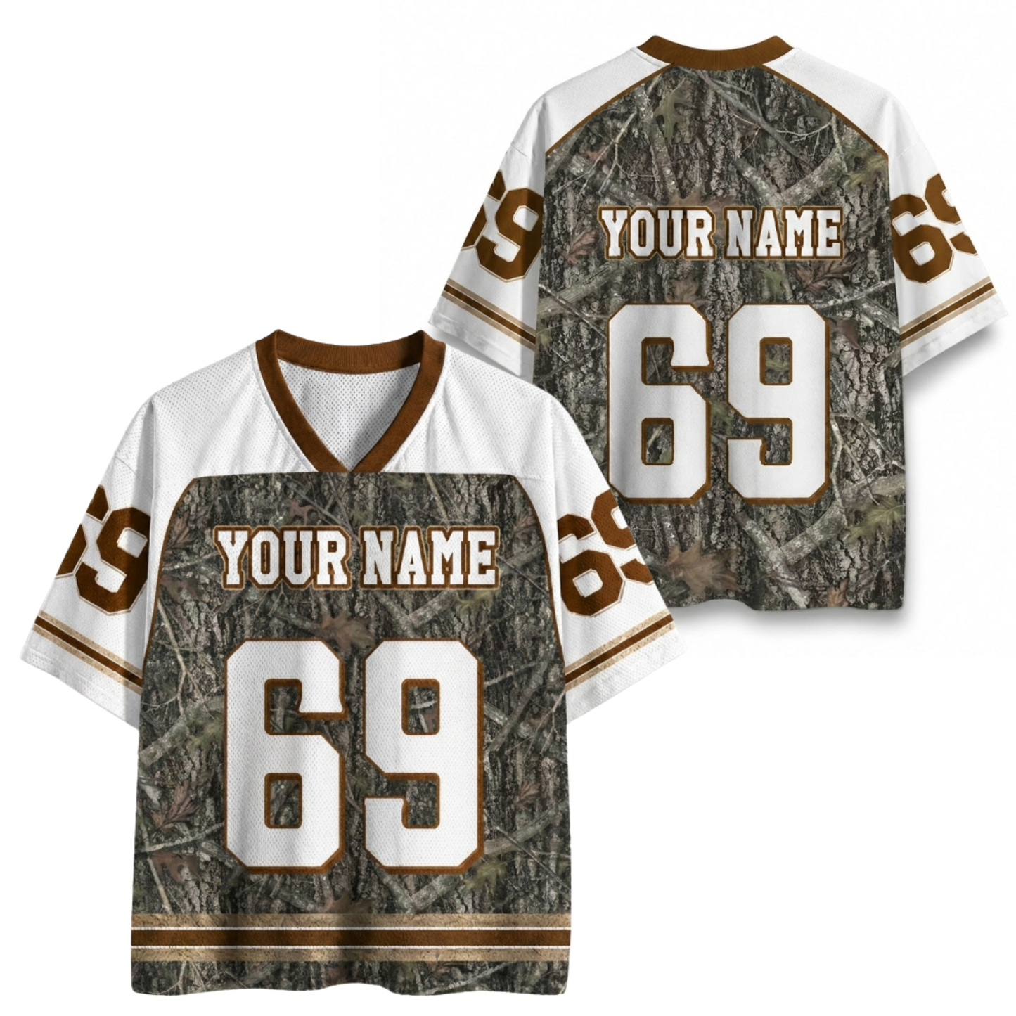 ChaoticClub Personalized Hunting Camo Mesh Jersey
