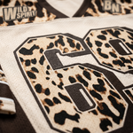 ChaoticClub Personalized Number Wild Spirit Leopard Mesh Jersey