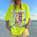 ChaoticClub Summer Smart Donky Neon T-Shirt