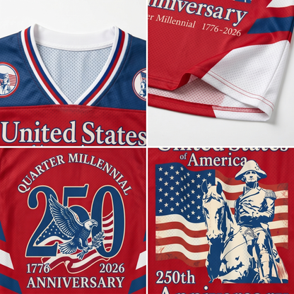 ChaoticClub USA 250th Anniversary Quarter Millennial Mesh Jersey