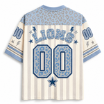 ChaoticClub Leopard School Mascot  School Team Mesh Jersey