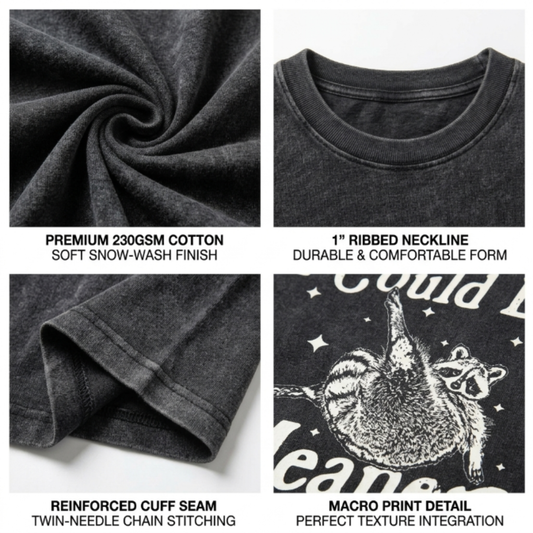 ChaoticClub I Could Be Meaner Washed T-Shirt