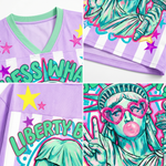 ChaoticClub Guess What Liberty Butt Statue of Liberty Mesh Jersey