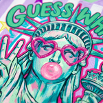 ChaoticClub Guess What Liberty Butt Statue of Liberty Mesh Jersey