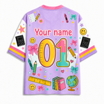 ChaoticClub Striped Make A Difference Pencil Crayons  Mesh Jersey