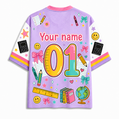 ChaoticClub Striped Make A Difference Pencil Crayons  Mesh Jersey