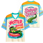 ChaoticcClub Hotter Than A Hoochie Coochie Crocodile Mesh Jersey - Lifestyle Back View