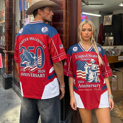 ChaoticClub USA 250th Anniversary Quarter Millennial Mesh Jersey