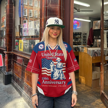 ChaoticClub USA 250th Anniversary Quarter Millennial Mesh Jersey