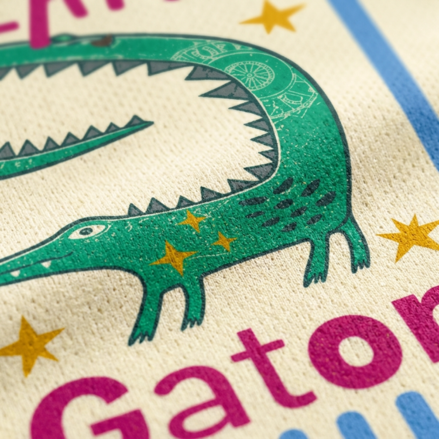 ChaoticClub Striped Later Alligator Mesh Jersey