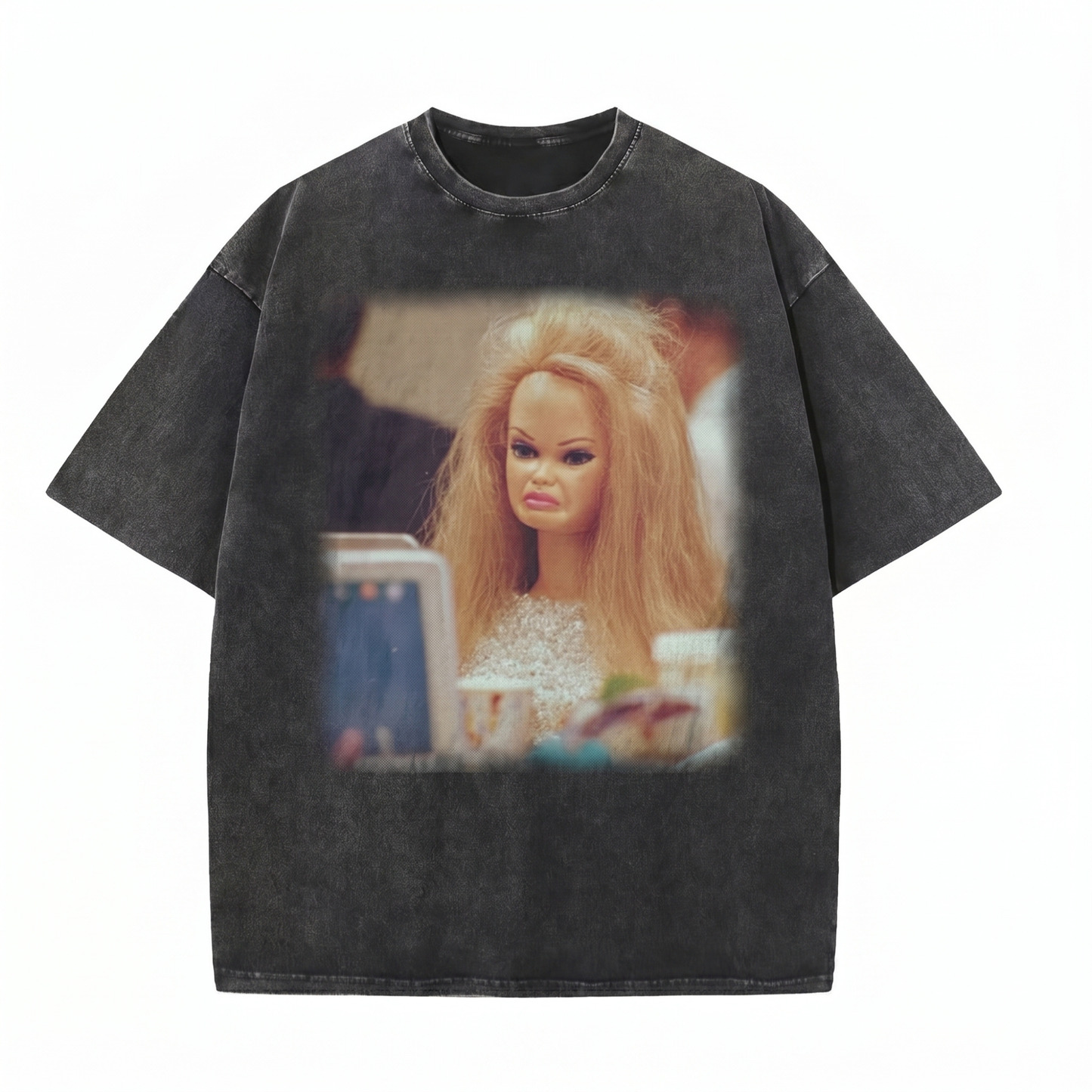 Chaoticclub Distressed Doll Washed T-Shirt