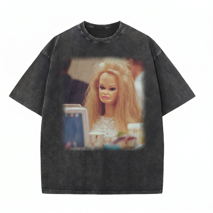 Chaoticclub Distressed Doll Washed T-Shirt