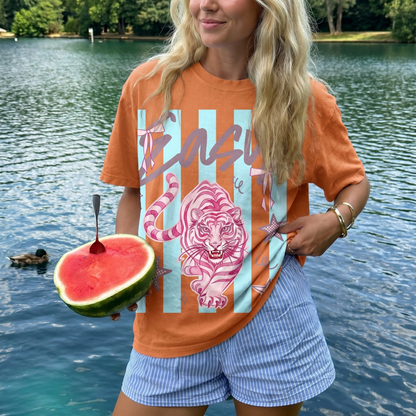 ChaoticClub Summer Easy Tiger Neon T-Shirt
