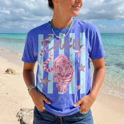 ChaoticClub Summer Easy Tiger Neon T-Shirt