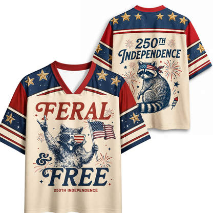 ChaoticClub Feral & Free Independence Mesh Jersey