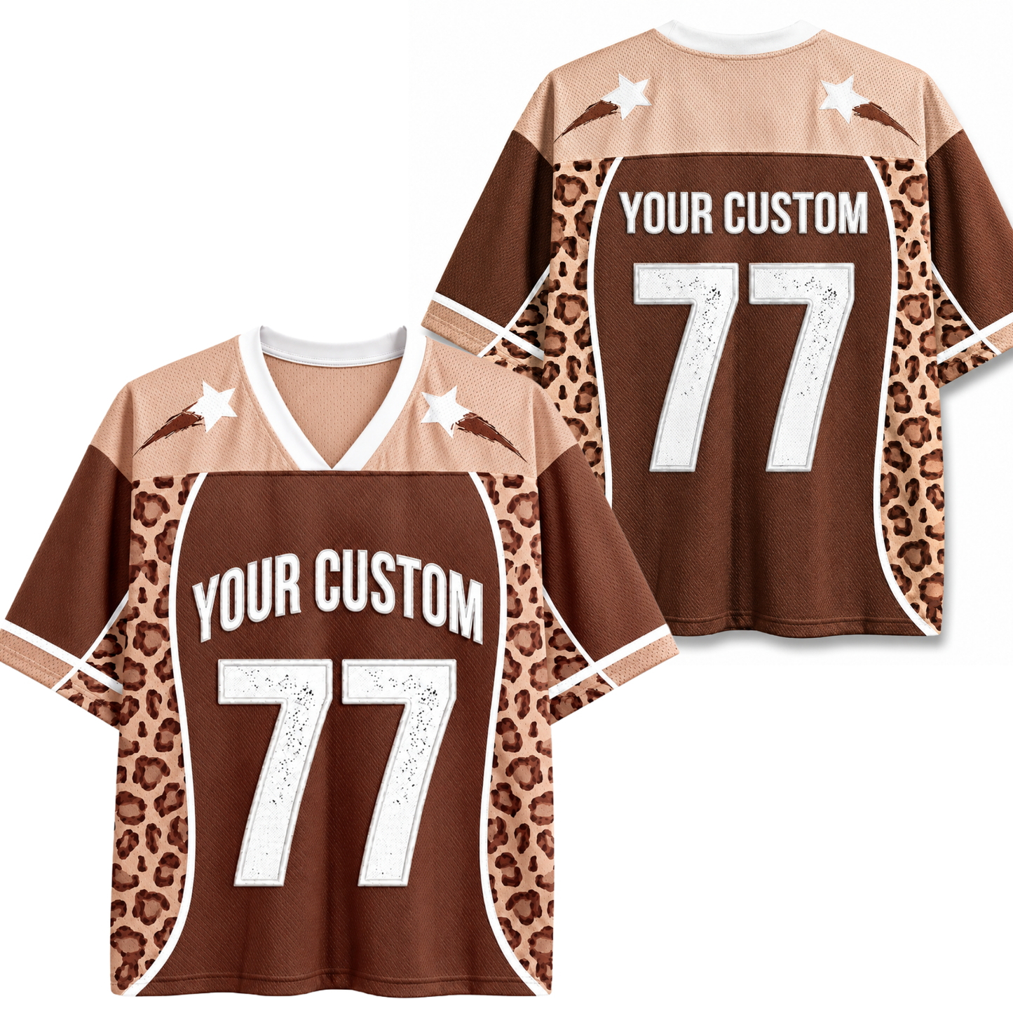 ChaoticClub Y2K Custom Name & Number Personalized Mesh Jersey