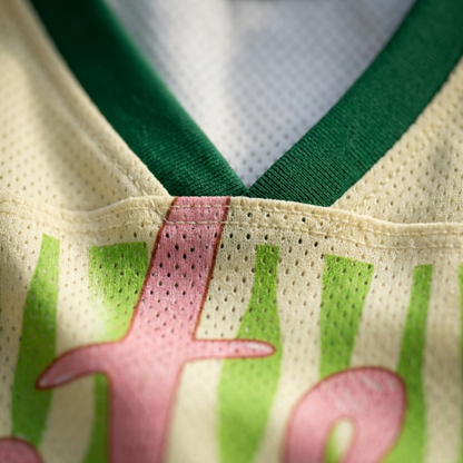 ChaoticClub Striped Later After While Gator Mesh Jersey