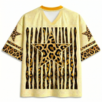 ChaoticClub Leopard Stars Bubblegum Summer Mesh Jersey