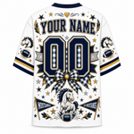 Chaotic Club Custom Mascot Coquette Bow Game Day Mesh Jersey