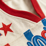 ChaoticClub Striped Patriotic Eagle Coquette 250th America Mesh Jersey
