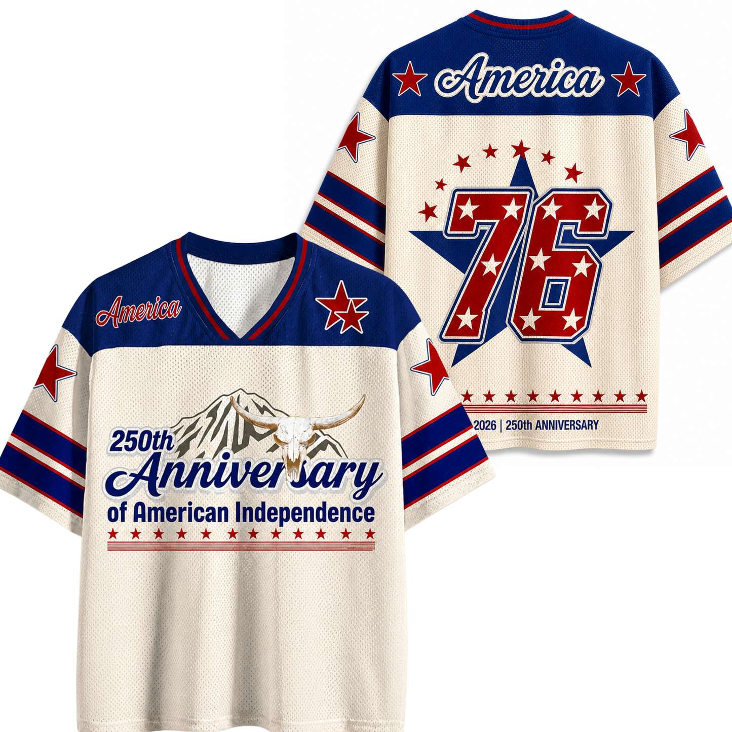 ChaoticClub 250th Anniversary of American Independence Mesh Jersey