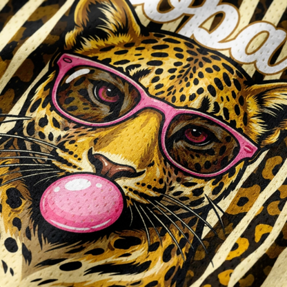 ChaoticClub Leopard Stars Bubblegum Summer Mesh Jersey