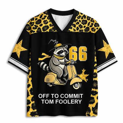ChaoticClub Off To Commit Tomfoolery Raccoon Mesh Jersey
